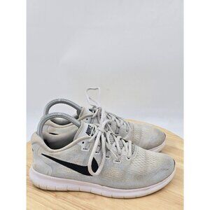 Nike Running Shoes Women’s White Pure Platinum Free RN Low  880840-101 Sz 7